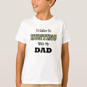 T-shirt Je préfère chasser avec papa