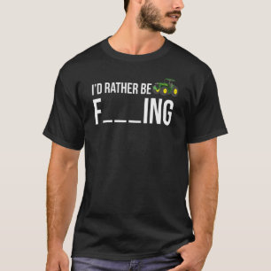 T-shirt Je préfère cultiver des fermiers amusants
