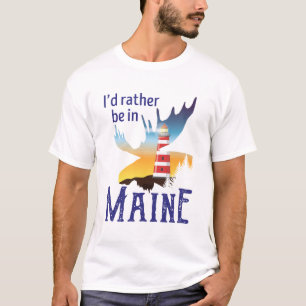 T-shirt Je préfère être dans le Maine