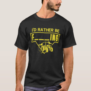 T-shirt Je Préfère Faire De L'Agriculture, Dit Tractor Far