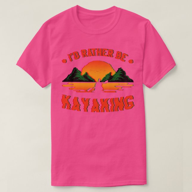T-shirt Je préfère faire du kayak amusant Canoë Kayak Suns (Design devant)