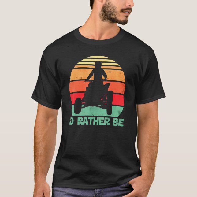 T-shirt Je Préfère Faire Du Quad Bikes Atv Brap (Devant)
