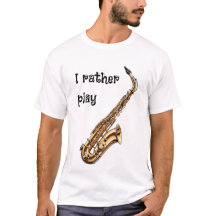 Je préfère jouer un saxophon