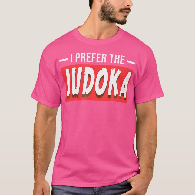 T-shirt Je Préfère Judoka Funny Judo Sports (Devant)
