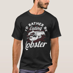T-shirt Je préfère manger du homard de mer de fruits de me