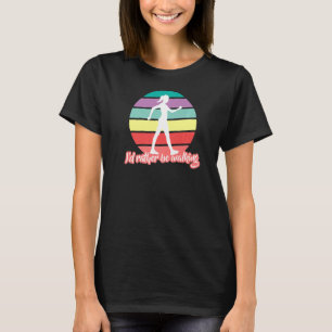 T-shirt Je préfère marcher Randonnée Nordic Walking