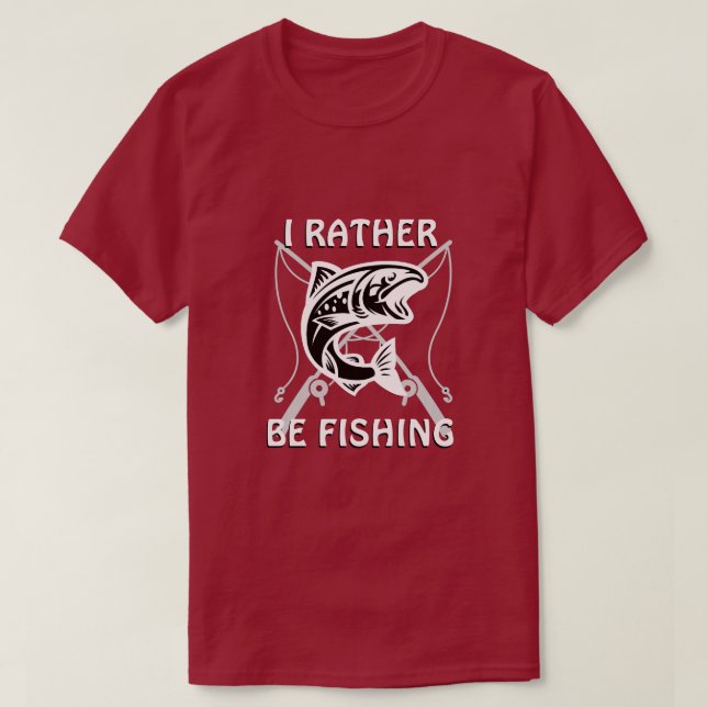 T-SHIRT JE PRÉFÈRE PÊCHER (Design devant)