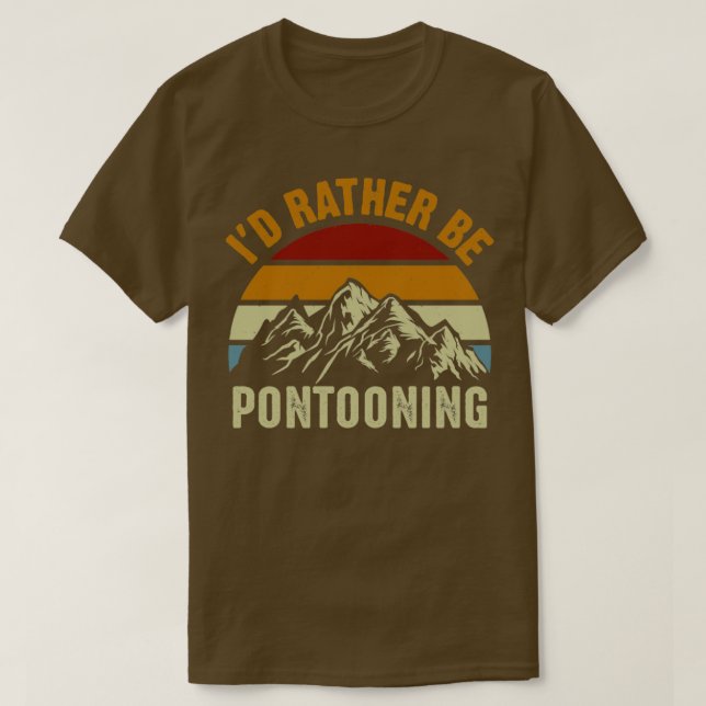 T-shirt Je Préfère Penser Retro Vintage (Design devant)