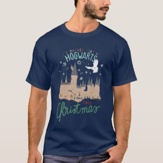 T-shirt Je préfère rester à Poudlard ce Noël