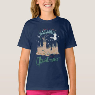 T-shirt Je préfère rester à Poudlard pour ce Noël