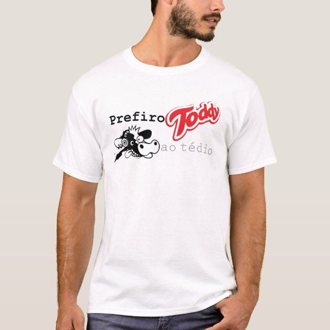 T-shirt Je préfère Toddy au Dégoût (Devant)