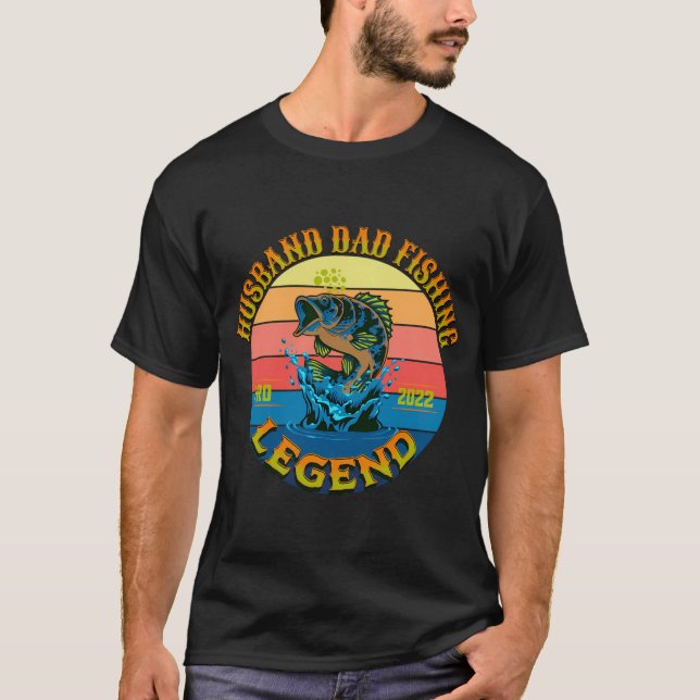 T-shirt Je préférerais aller à la pêche (Devant)
