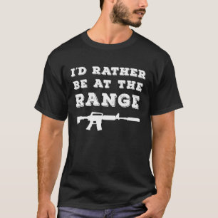 T-shirt Je Préférerais Être À L'Amoureux Des Armes De Gamm