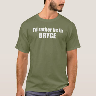 T-shirt Je Préférerais Être Dans Le Parc National De Bryce