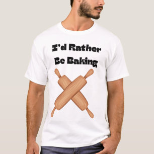 T-shirt Je préférerais être en train de cuisiner