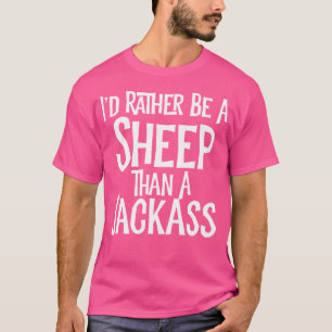 T-shirt Je Préférerais Être Un Mouton Plutôt Qu'Une Veste