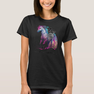 T-shirt Je préférerais faire de l'équitation, cheval Eques