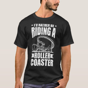 T-shirt Je préférerais monter sur une Roller Dessous de ve