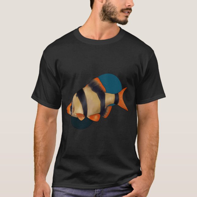 T-shirt Je préférerais pêcher  (Devant)