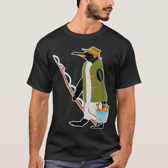 T-shirt Je préférerais pêcher (Devant)