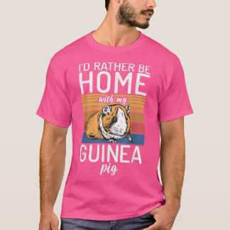 T-shirt Je préférerais rentrer chez moi avec mon cochon de