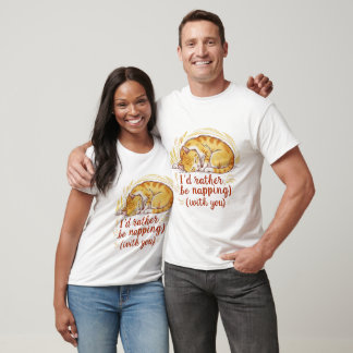 T-shirt Je Préférerais Te Caresser - Chat D'Or