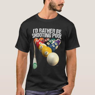 T-shirt Je Préférerais Tirer Sur La Piscine