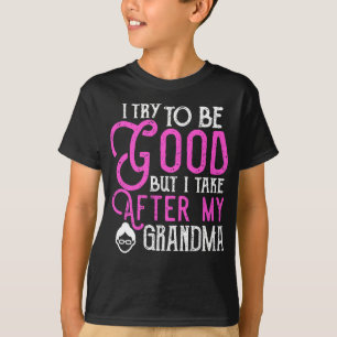 T-shirt Je prends après cadeau de grand-maman