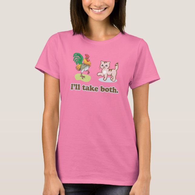 T-SHIRT JE PRENDS LES DEUX (Devant)