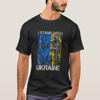 T-shirt Je Prends Position Avec L'Ukraine Soutien Ukraine 