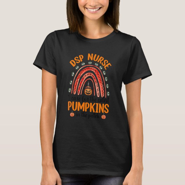 T-shirt Je Prends Soin Des Citrouilles Les Plus Mignonnes  (Devant)