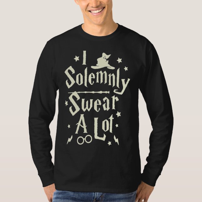 T-shirt Je Prends Solennellement Une Sorcière Beaucoup (Devant)