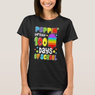 T-shirt Je Presse Mon Chemin À Travers 100 Jours D'Enfants