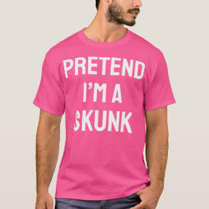 T-shirt Je Présume Que Je Suis Une Fête De Skunk Drôle Hal