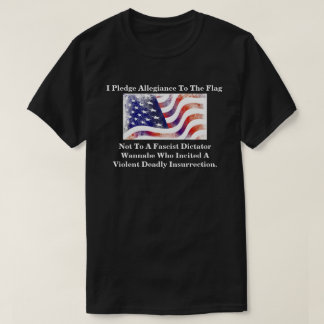 T-shirt Je prête allégeance au drapeau pas...............