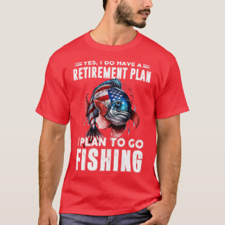 T-shirt Je prévois d'aller pêcher 2