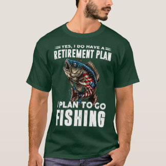 T-shirt Je prévois d'aller pêcher 4
