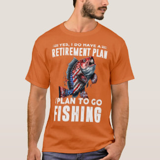 T-shirt Je prévois d'aller pêcher 6