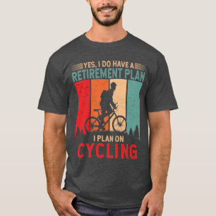 T-shirt Je prévois sur le cycliste cycliste cycliste cycli