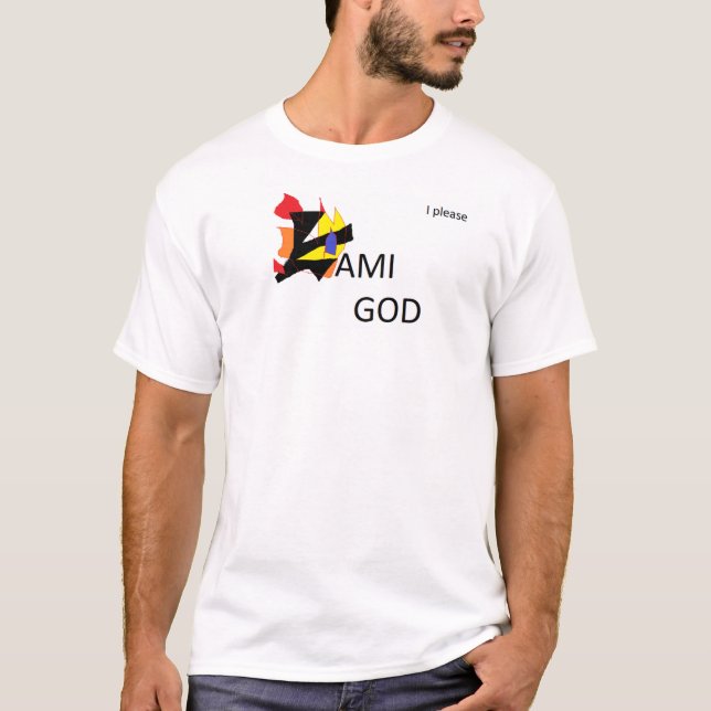 T-shirt Je prie KAMI DIEU!!!!!!!! (Devant)