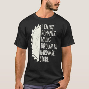 T-shirt Je Profite De Longues Promenades Romantiques À Tra