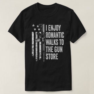 T-shirt Je Profite De Marches Romantiques À La Boutique D'
