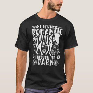 T-shirt Je Profite De Promenades Romantiques à Travers La