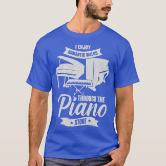 T-shirt Je profite de promenades romantiques à travers le