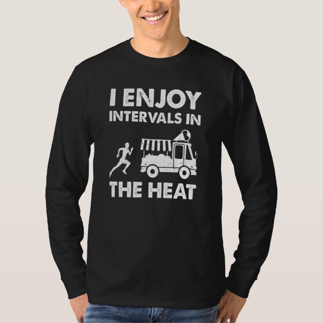 T-shirt Je Profite Des Intervalles Dans Le Marathon De Cha (Devant)