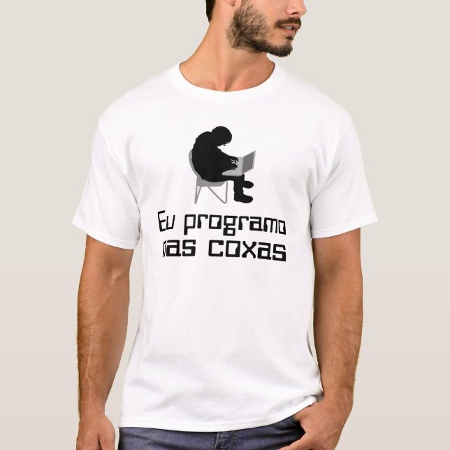 T-shirt Je programme dans les boiteuses (Devant)