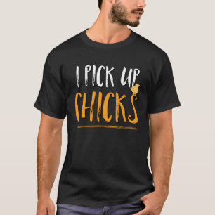 T-shirt Je ramasse des poules Animal poulet