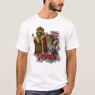 T-shirt Je refuse de tolérer le gluten mème drôle de chemi