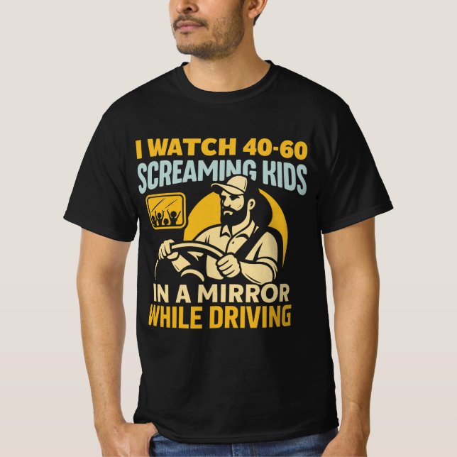 T-shirt Je Regarde 40 - 60 Enfants Qui Crient Dans Le Miro (Devant)