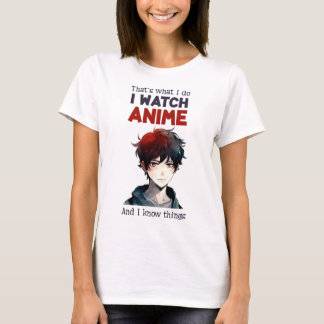 T-shirt je regarde anime